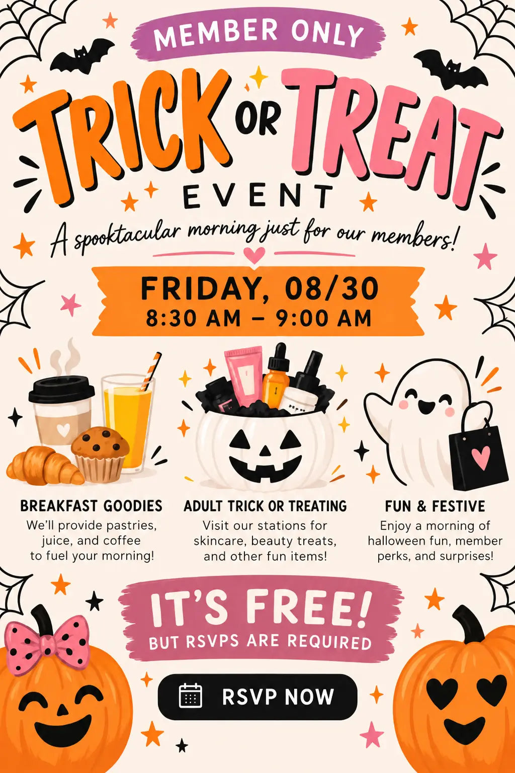 MEMBER ONLY TRICK OR TREAT