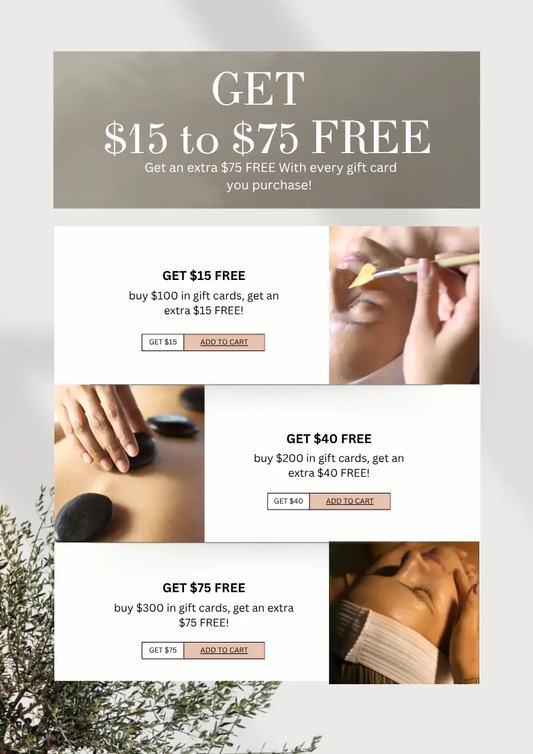 EARLY ACCESS: Black Friday Weekend Gift Card Offer Cleanse Modern Day Spa