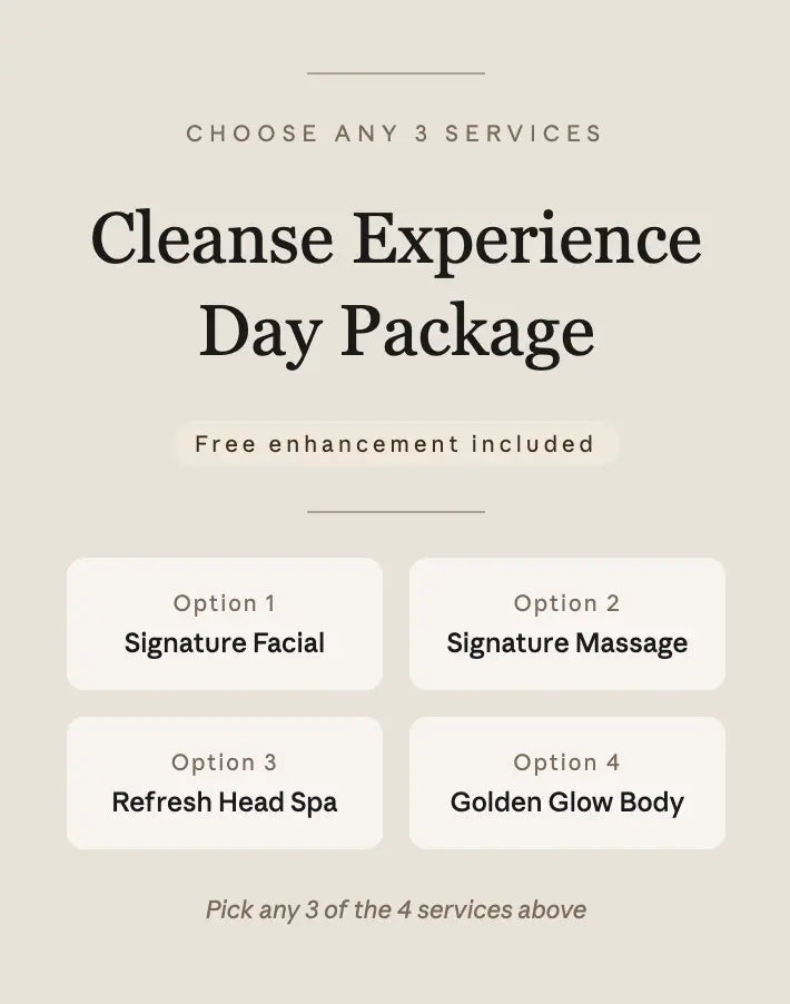 Cleanse Experience Spa Day Package