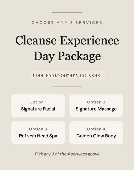 Cleanse Experience Spa Day Package